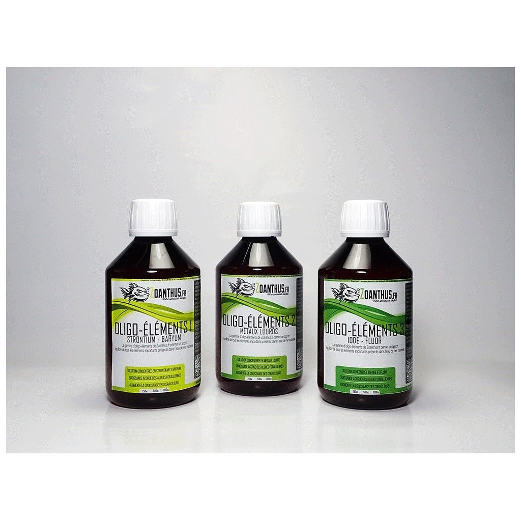 Pacote de oligoelementos 3x250ml