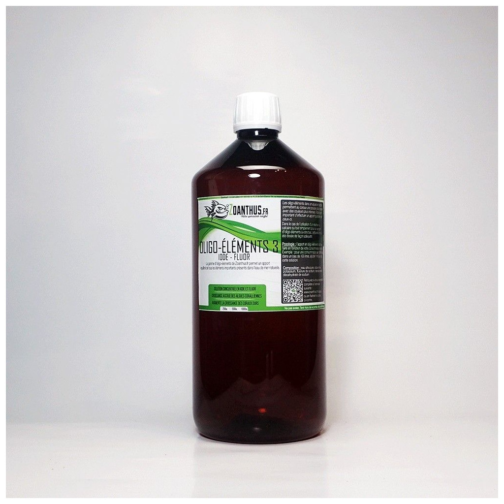 - ZOANTHUS.fr 1litre oligo-éléments 3 pour balling
