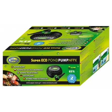 AQUA NOVA - NFPX-10000 Super Eco - Pompa per laghetto, cascata e skimmer 10.000 l/h AQUA NOVA - NFPX-10000 Super Eco - Pompa per laghetto, cascata e skimmer 10.000 l/h