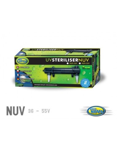 AQUAEL Multi UV 3W stérilisateur UV à brancher en série sur filtre externe  avec tuyau 12/16 mm pour aquarium jusqu'à 200L - Stérilisation UV/Stérilisateurs  Aquael -  - Aquariophilie