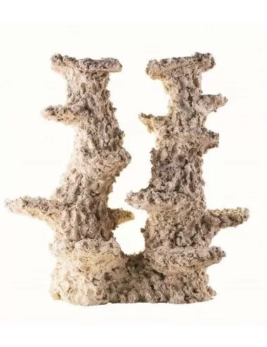 ARKA - Riffsäule 2 Äste - 30 cm - Keramikfelsen