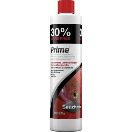SEACHEM - Prime 250ml + 30% gratuit - Conditionneur d'eau