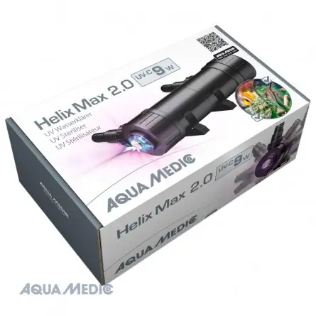 AQUA-MEDIC - Helix Max 2.0 - 9W - Aquariumsterilisator AQUA-MEDIC - Helix Max 2.0 - 9W - Aquariumsterilisator