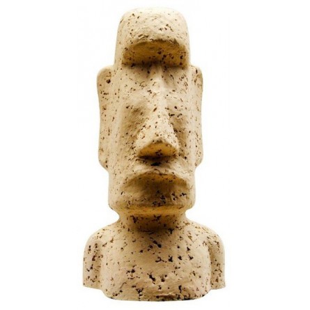 ARKA - Moai - 16 cm - Décoration pour aquarium en céramique