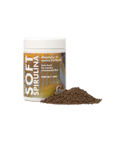 FAUNA MARIN - Marine Soft Spirulina M - 100ml - Alimento em pellets de 1mm