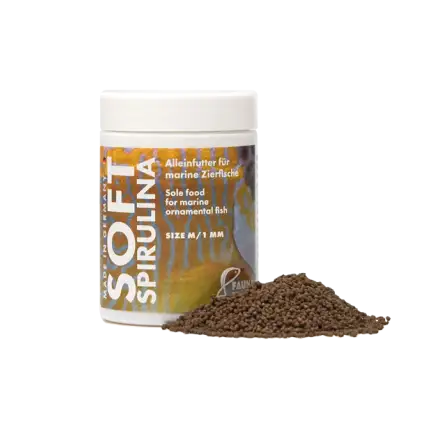 FAUNA MARIN - Marine Soft Spirulina L - 100 ml - Futter in 1,8 mm Pellets FAUNA MARIN - Marine Soft Spirulina L - 100 ml - Futter in 1,8 mm Pellets