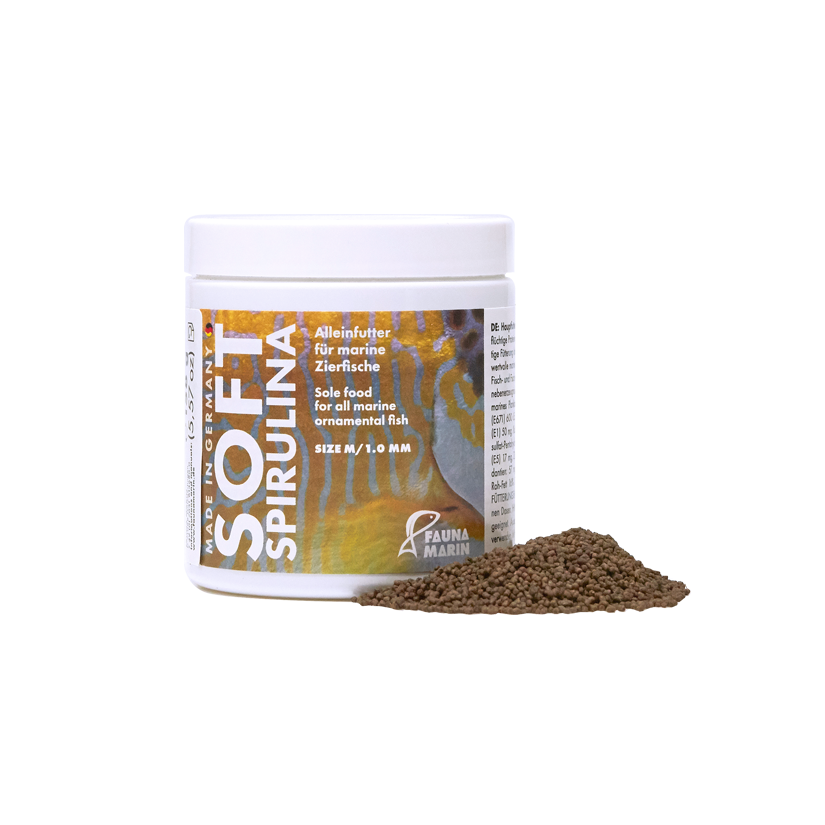 FAUNA MARIN - Marine Soft Spirulina M - 250 ml - Voer in pellets van 1 mm