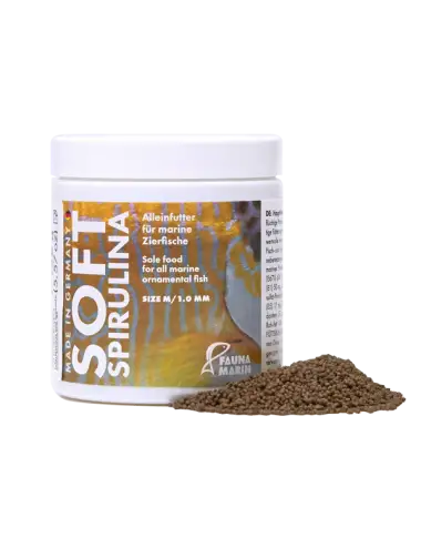 FAUNA MARIN - Espirulina Marina Suave L - 250ml - Alimento en gránulos 1.8mm