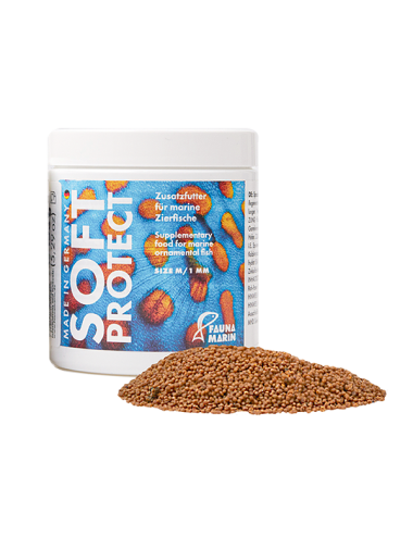 FAUNA MARIN - Marine Soft Protect M - 250ml - Nourriture en granulés 1.0mm Fauna Marin - 1