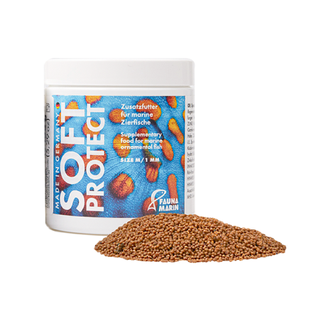 FAUNA MARIN - Marine Soft Protect M - 250ml - Alimento en granulado 1.0mm Fauna Marin - 1