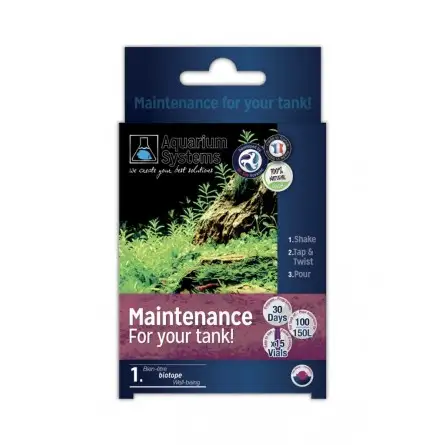 AQUARIUM SYSTEMS - Maintenance For Your Tank Fresh - Aquarium Starter Bacteria AQUARIUM SYSTEMS - Maintenance For Your Tank Fresh - Aquarium Starter Bacteria