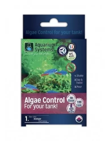SISTEMI PER ACQUARI - Algae Control Fresh - Aquarium System Starter Bacteria - 1
