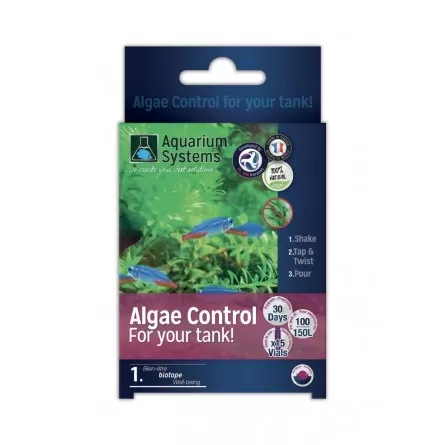 AQUARIUM SYSTEMS - Algae Control Fresh - Bactéries de démarrage pour aquarium Aquarium System - 1