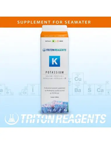 TRITON LABS - K - 1000ml - Suplemento de potasio para acuario