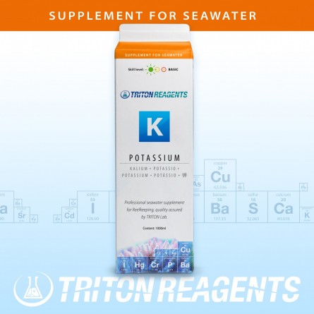 TRITON LABS - K - 1000ml - Potassium supplement for aquarium