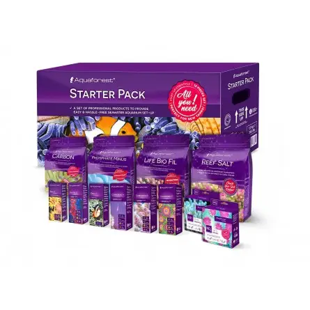 AQUAFOREST - AF Starter Pack - Saltwater aquarium starter kit AQUAFOREST - AF Starter Pack - Saltwater aquarium starter kit