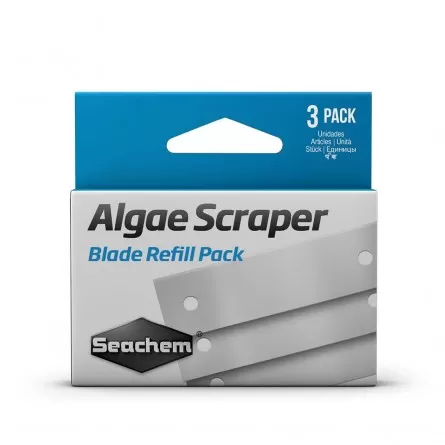SEACHEM - Paket za ponovno polnjenje rezil - rezila za strgalo za alge x3