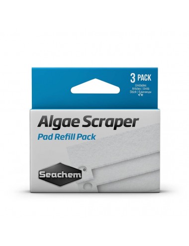 SEACHEM - Confezione di ricarica pad - Raschietto per raschietto per alghe x3 Seachem - 1