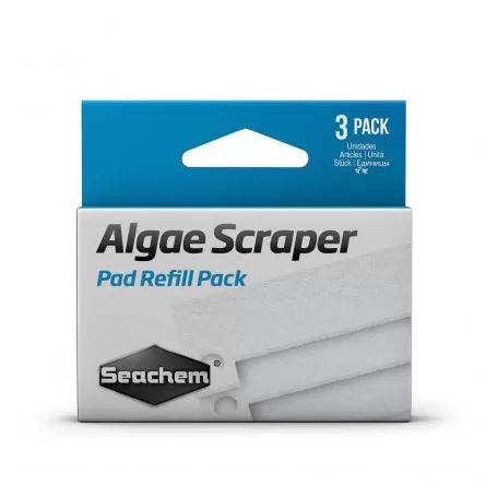 SEACHEM - Pacote de recarga de almofada - Raspador para raspador de algas x3 Seachem - 1