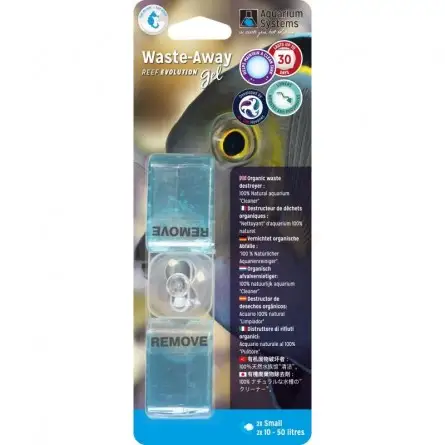 SISTEMAS DE AQUÁRIO - Waste-Away Gel Marine Small - Bactérias em gel (x2) Aquarium System - 1 SISTEMAS DE AQUÁRIO - Waste-Away Gel Marine Small - Bactérias em gel (x2) Aquarium System - 1