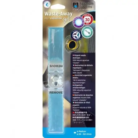AQUARIUM SYSTEMS - Waste-Away Gel Marine Medium - Bactéries en gel (x2) AQUARIUM SYSTEMS - Waste-Away Gel Marine Medium - Bactéries en gel (x2)