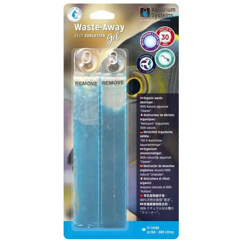 AQUARIUM SYSTEMS - Waste-Away - Large - x2 - Bactéries en gel