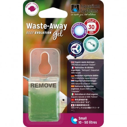 SISTEMAS DE ACUARIO - Gel Waste-Away - Pequeño - Gel Bacteria SISTEMAS DE ACUARIO - Gel Waste-Away - Pequeño - Gel Bacteria