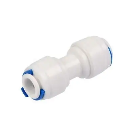 AQUAPERFEKT- Raccord droit pour tuyau d'osmoseur 1/4