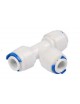 AQUAPERFEKT- Conexión en T para manguera de ósmosis inversa de 1/4 AQUAPERFEKT- Conexión en T para manguera de ósmosis inversa de 1/4
