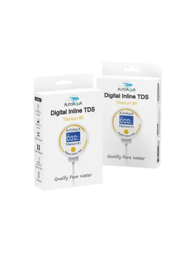 AUTO AQUA - Digital Inline TDS Titanium S1 - TDS mètre pour osmoseur