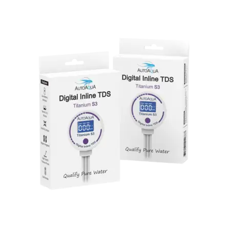 AUTO AQUA - Digital Inline TDS Titanium S3 - TDS merilnik za reverzno osmozo AUTO AQUA - Digital Inline TDS Titanium S3 - TDS merilnik za reverzno osmozo