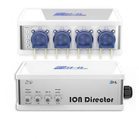 GHL - Ion Director + GHL dosificador 2.1 esclavo - Blanco - Control automático de los parámetros del agua