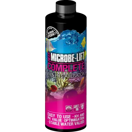 MICROBE-LIFT - Reef Complete 118ml - Buffer kH et pH pour aquarium marin Microbe-Lift - 1