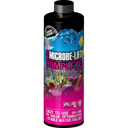 MICROBE-LIFT - Reef Complete 236ml - Buffer kH and pH for marine aquarium