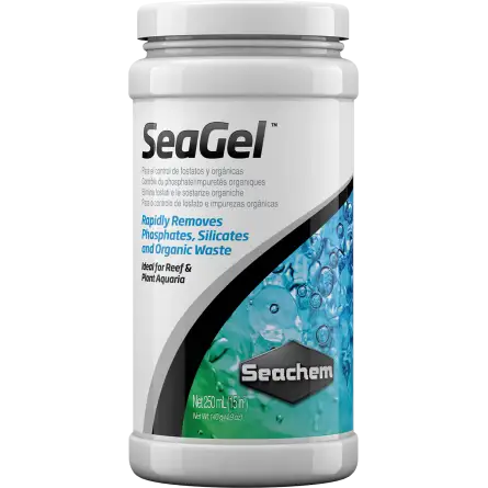 SEACHEM - Seagel - 500ml - Massa filtrante para fosfatos, silicatos e metais. SEACHEM - Seagel - 500ml - Massa filtrante para fosfatos, silicatos e metais.