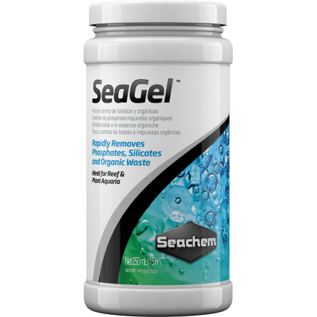 SEACHEM - Seagel - 500ml - Masse filtrante pour phosphates, silicates et  métaux.