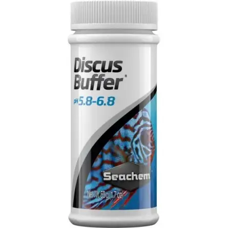 SEACHEM - Discus Buffer - 50g - Tampón de pH para acuarios de peces disco SEACHEM - Discus Buffer - 50g - Tampón de pH para acuarios de peces disco