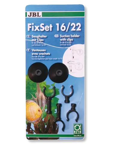 JBL - FixSet 16/22 - Kit de fijación para tubos de 16/22 mm