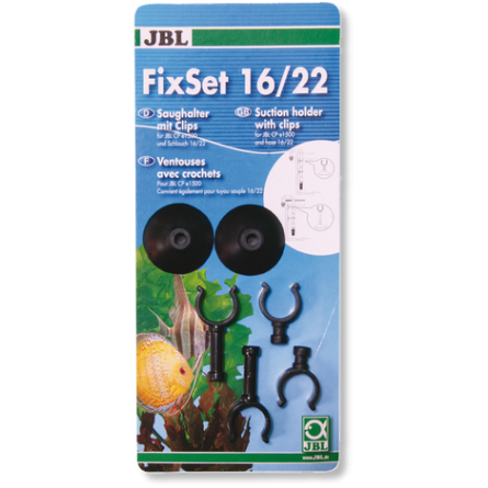 JBL - FixSet 16/22 - Kit di fissaggio per tubi da 16/22 mm