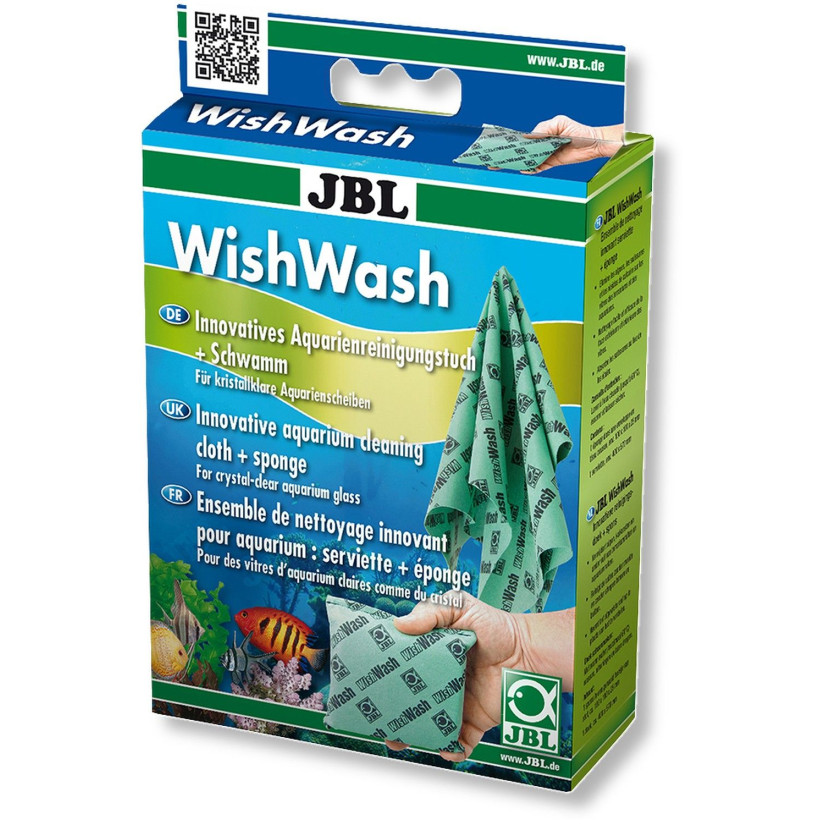 JBL - WishWash - Spugna e Panno per Finestre Acquario