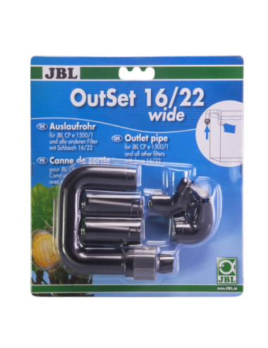 JBL - OutSet 16/22 wide - Water return kit with nozzle