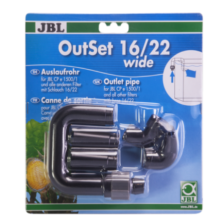 JBL - OutSet 16/22 wide - Water return kit with nozzle JBL - OutSet 16/22 wide - Water return kit with nozzle