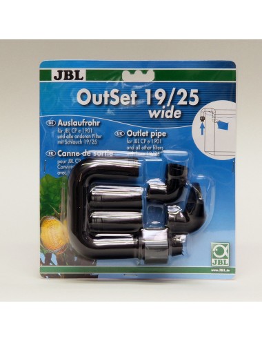 JBL - OutSet 19/25 ancho - Kit de retorno de agua con boquilla