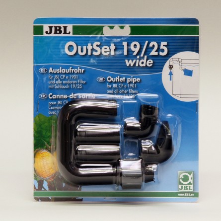 JBL - OutSet 19/25 wide - Komplet za vračanje vode s šobo JBL - OutSet 19/25 wide - Komplet za vračanje vode s šobo