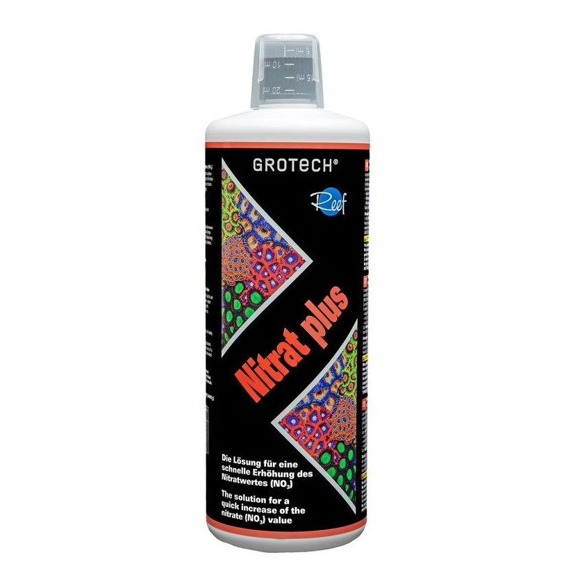 GROTECH - Nitrat Plus - 500ml - Solution de nitrate pour aquarium