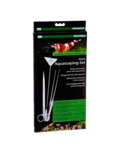 DENNERLE - Nano Aquascaping-Set (ciseaux, pincette, spatule)