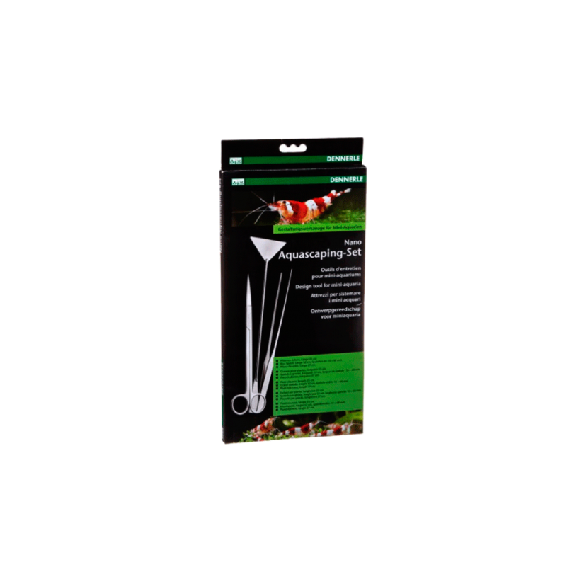 DENNERLE - Nano Aquascaping-Set (škarje, pinceta, lopatica)