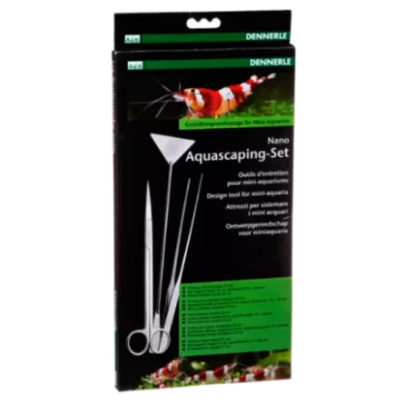 DENNERLE - Nano Aquascaping-Set (ciseaux, pincette, spatule)