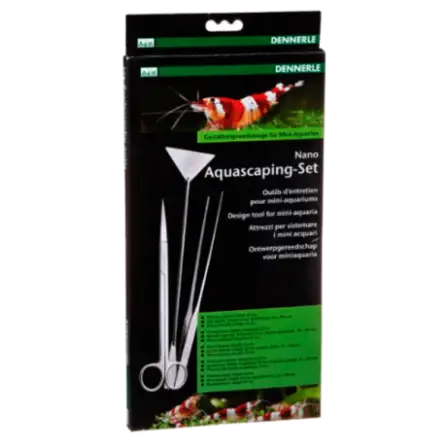 DENNERLE - Nano Aquascaping-Set (ciseaux, pincette, spatule)