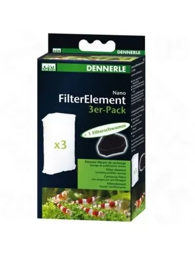 DENNERLE - Nano Clean - 3 cartouches pour filtre d'angle